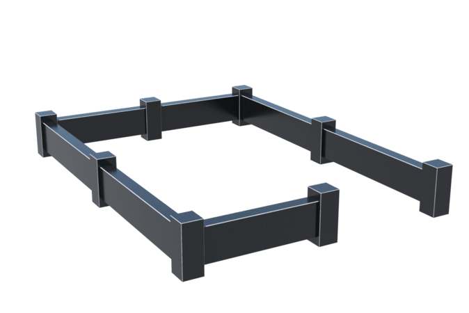 Цоколи на могилу в Октябрьске | Цоколь на могилу №0029