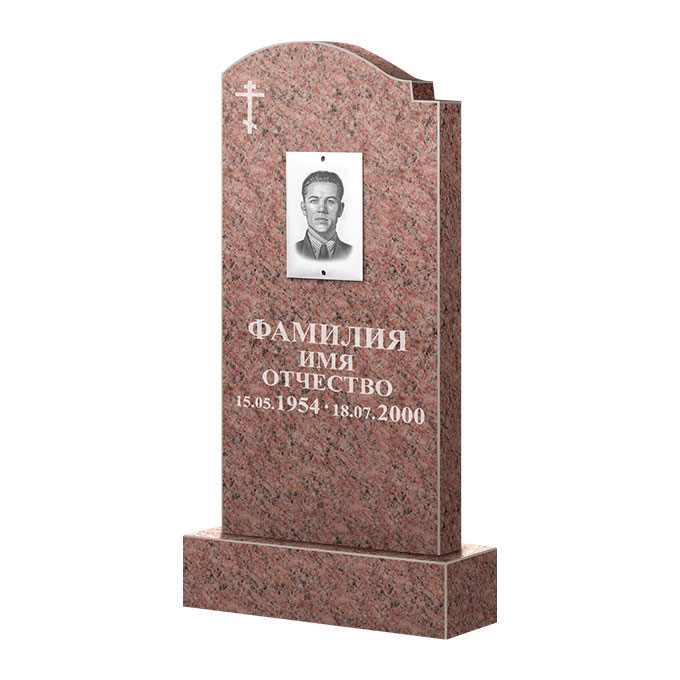 Гранитные памятники в Октябрьске | Памятник из гранита Розалия Pink ФГЦ-25