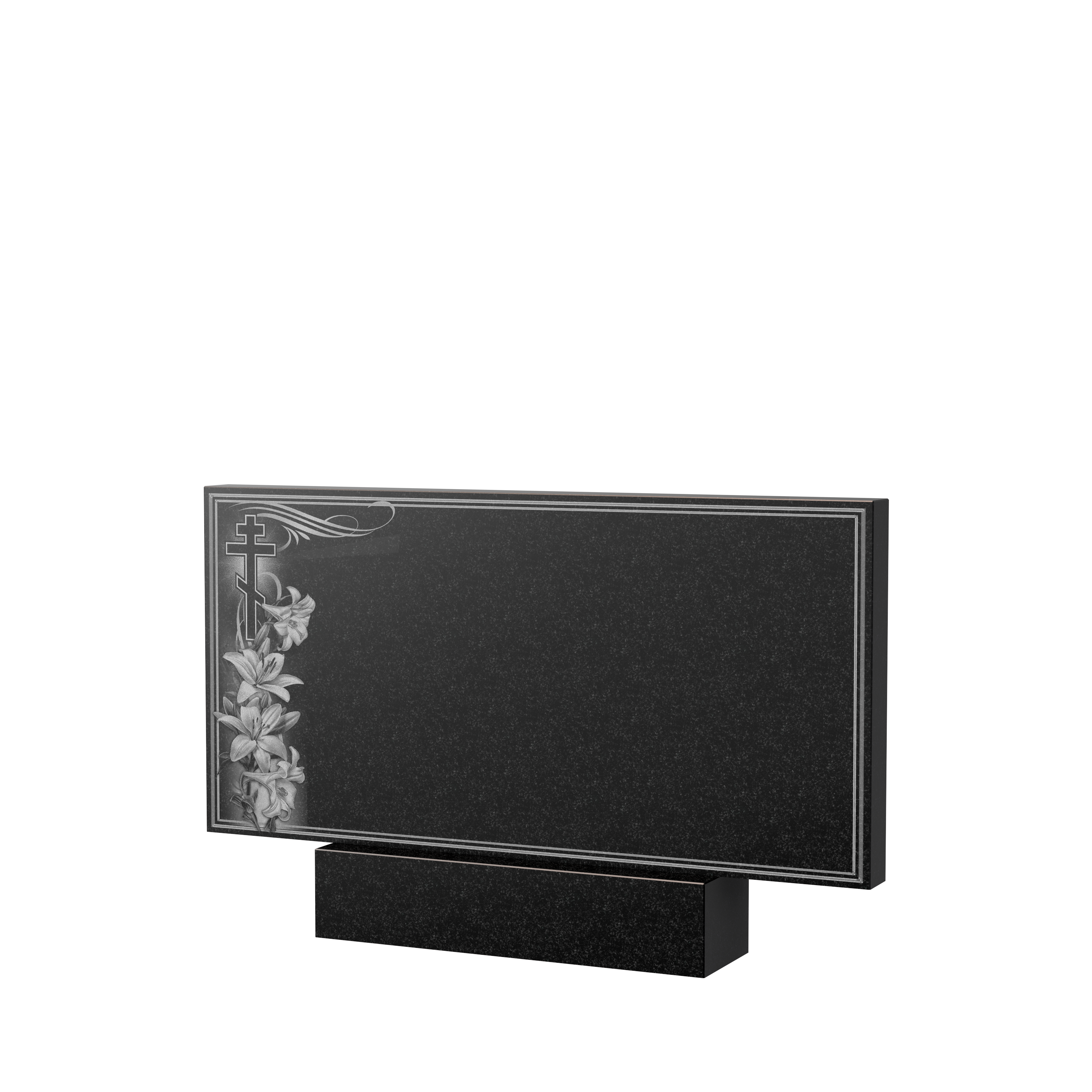 Художественное оформление памятника в Октябрьске | Художественное оформление на гранитную стелу, рисунок ГХО-003