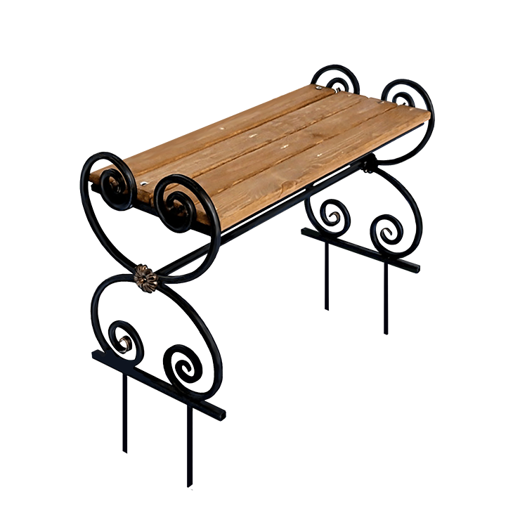 Кованые изделия в Октябрьске | Кованая скамейка СТ.001