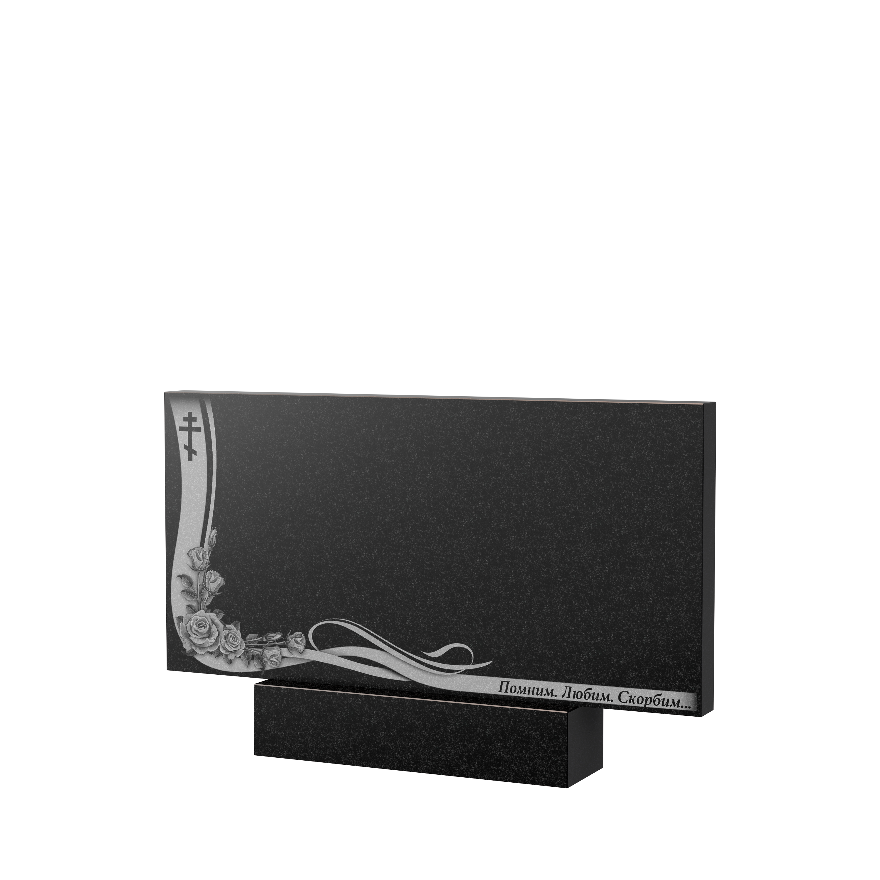 Художественное оформление памятника в Октябрьске | Художественное оформление на гранитную стелу, рисунок ГХО-004