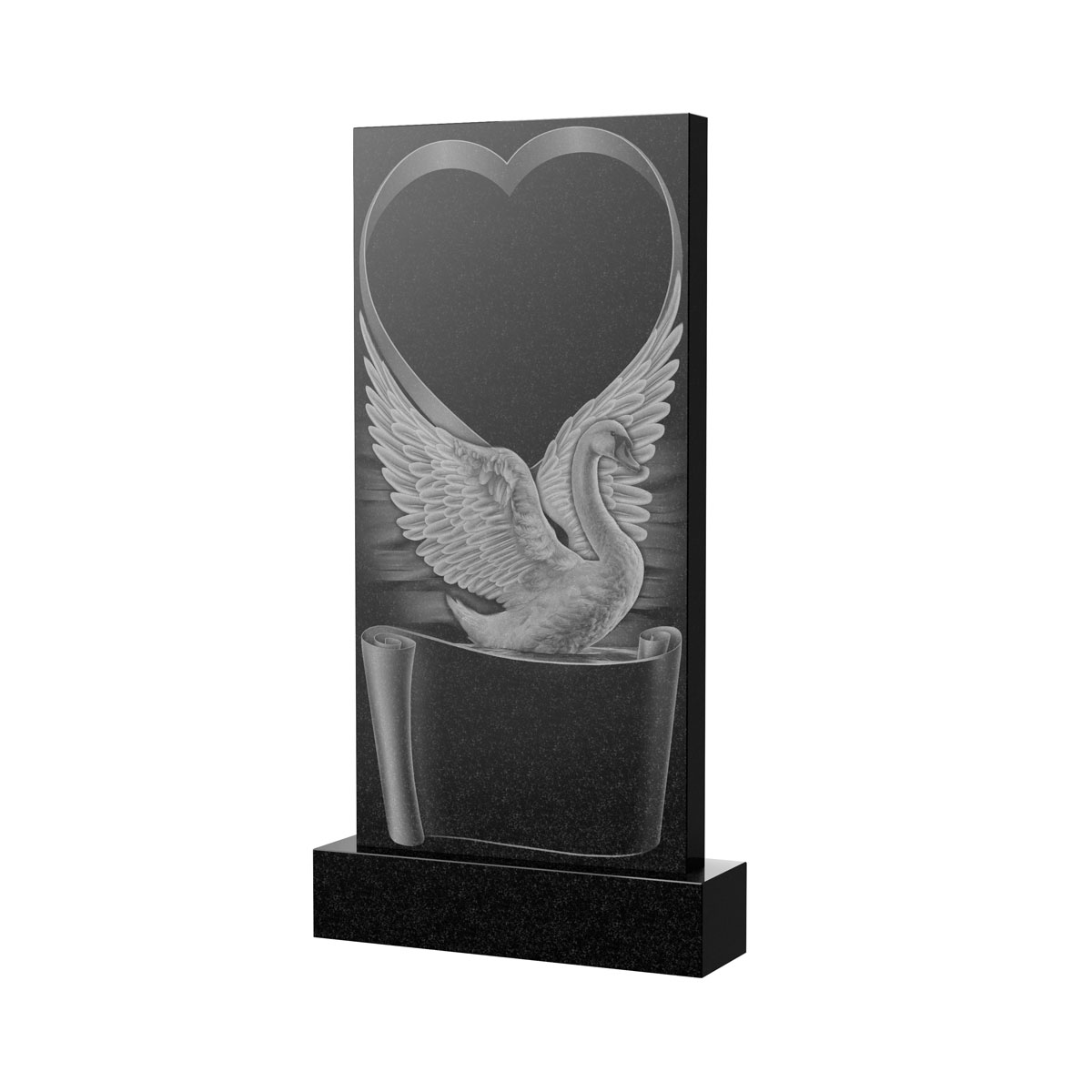 Художественное оформление памятника в Октябрьске | Художественное оформление на гранитную стелу, рисунок ВХО-034