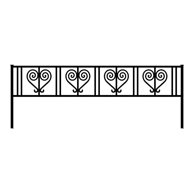 Кованые изделия в Октябрьске | Кованая оградка ОГ.005