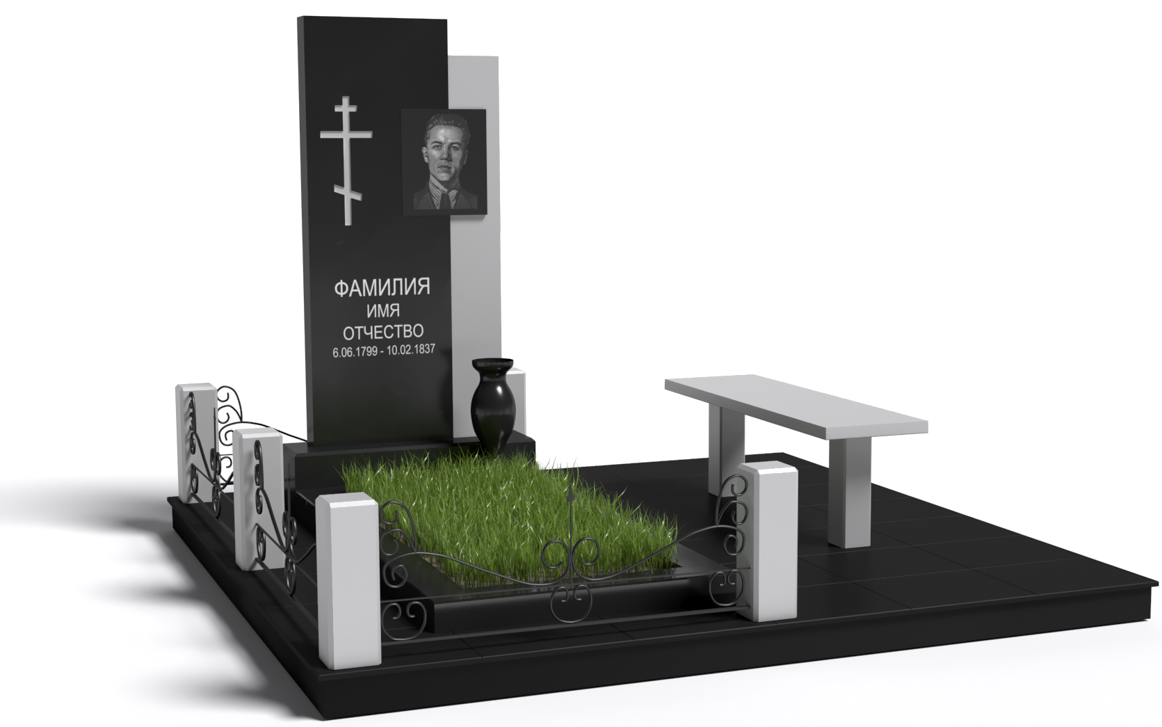 Одинарные мемориальные комплексы в Октябрьске | Мемориальный комплекс №11