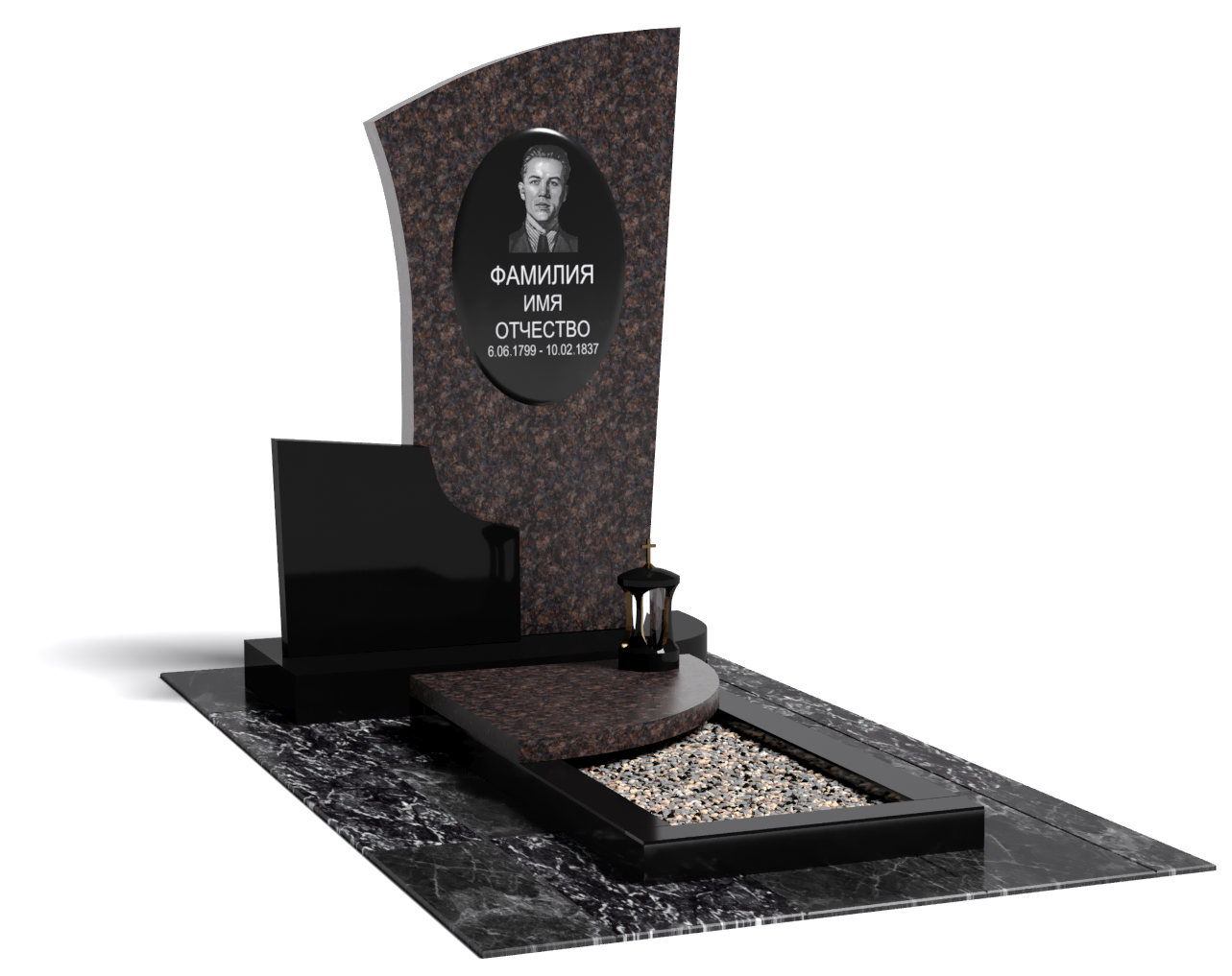 Одинарные мемориальные комплексы в Октябрьске | Мемориальный комплекс №13