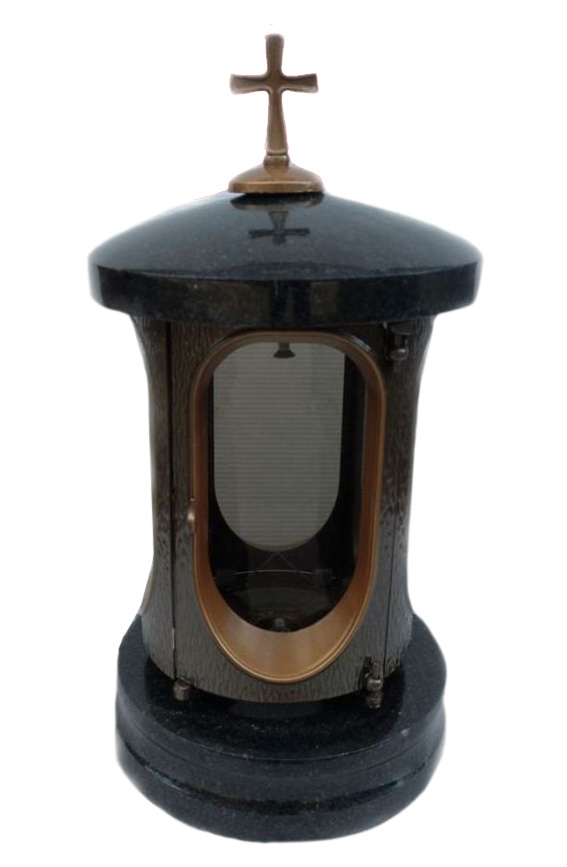 Лампадки из камня на могилу в Октябрьске | Лампадка из гранита Габбро