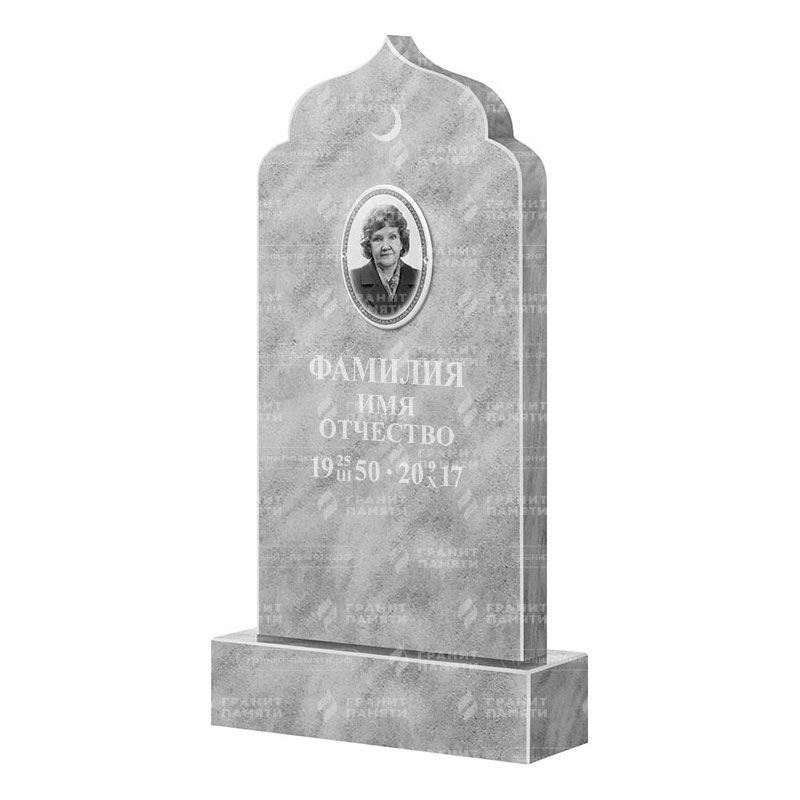 Бюджетные памятники в Октябрьске | Мраморный памятник ФМ-037