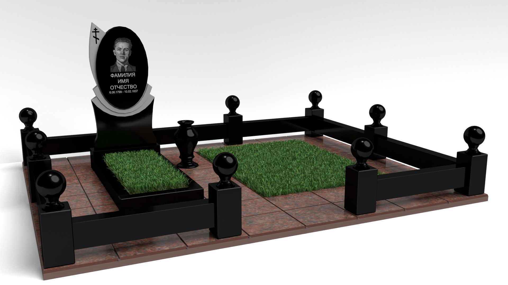 Двойные мемориальные комплексы в Октябрьске | Мемориальный комплекс №5