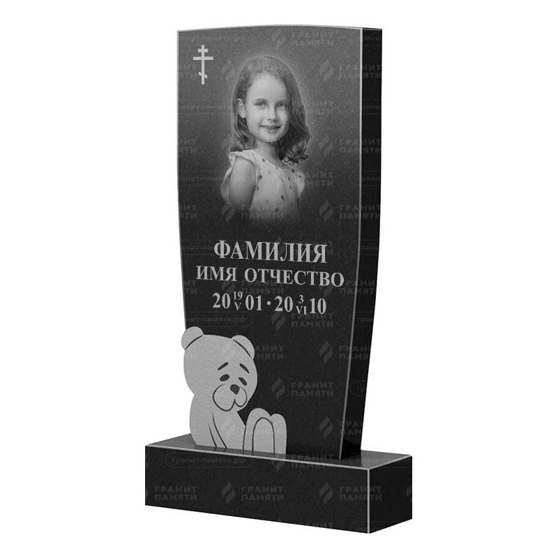 Памятники из гранита детские в Октябрьске | Гранитный памятник ФГ-101