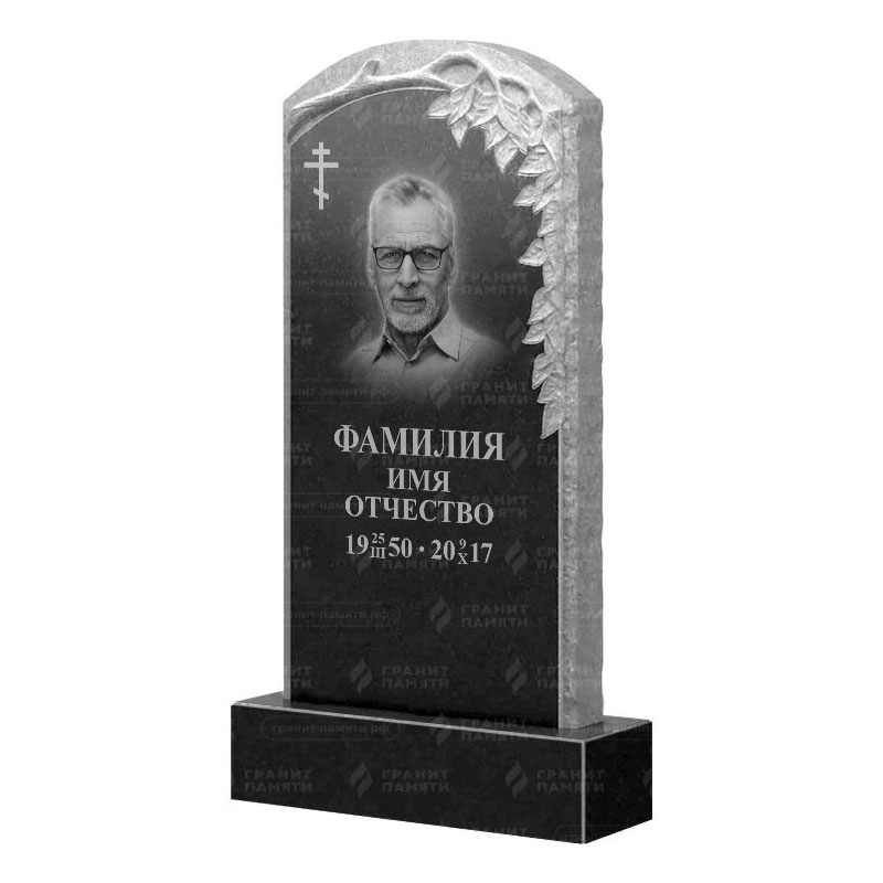 Памятники из гранита с деревом в Октябрьске | Гранитный памятник ФГ-107