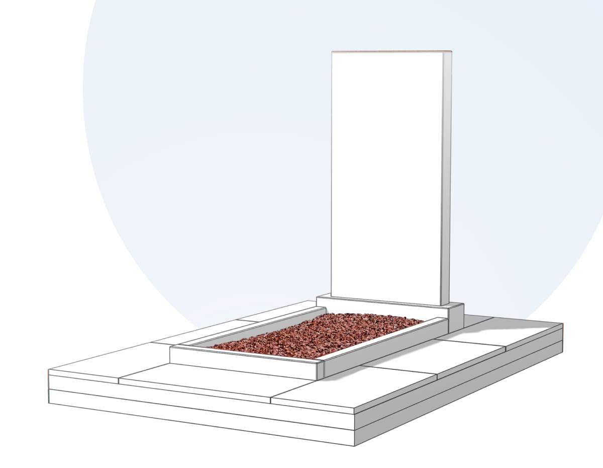 Засыпка цветника камушками в Октябрьске