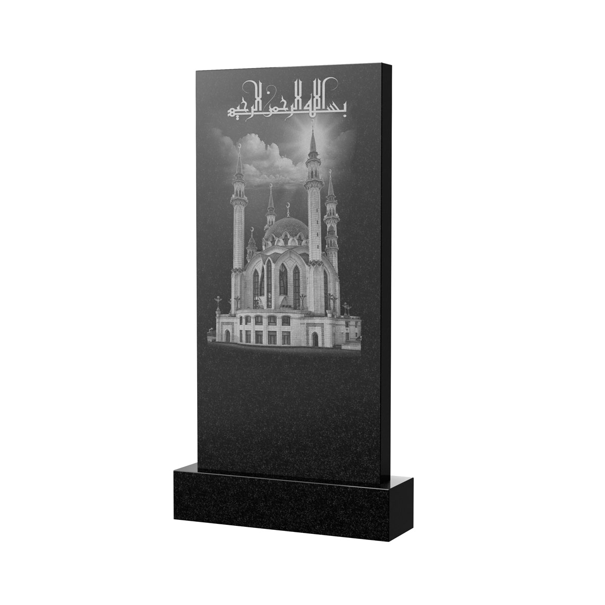 Художественное оформление памятника в Октябрьске | Художественное оформление на гранитную стелу, рисунок ВХО-047