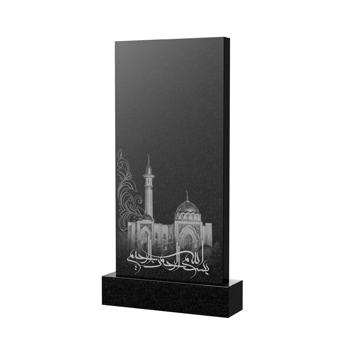 Художественное оформление памятника в Октябрьске | Художественное оформление на гранитную стелу, рисунок ВХО-046