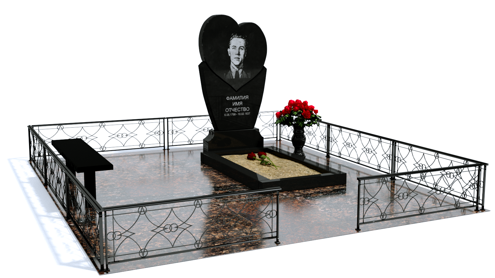 Одинарные мемориальные комплексы в Октябрьске | Мемориальный комплекс №2