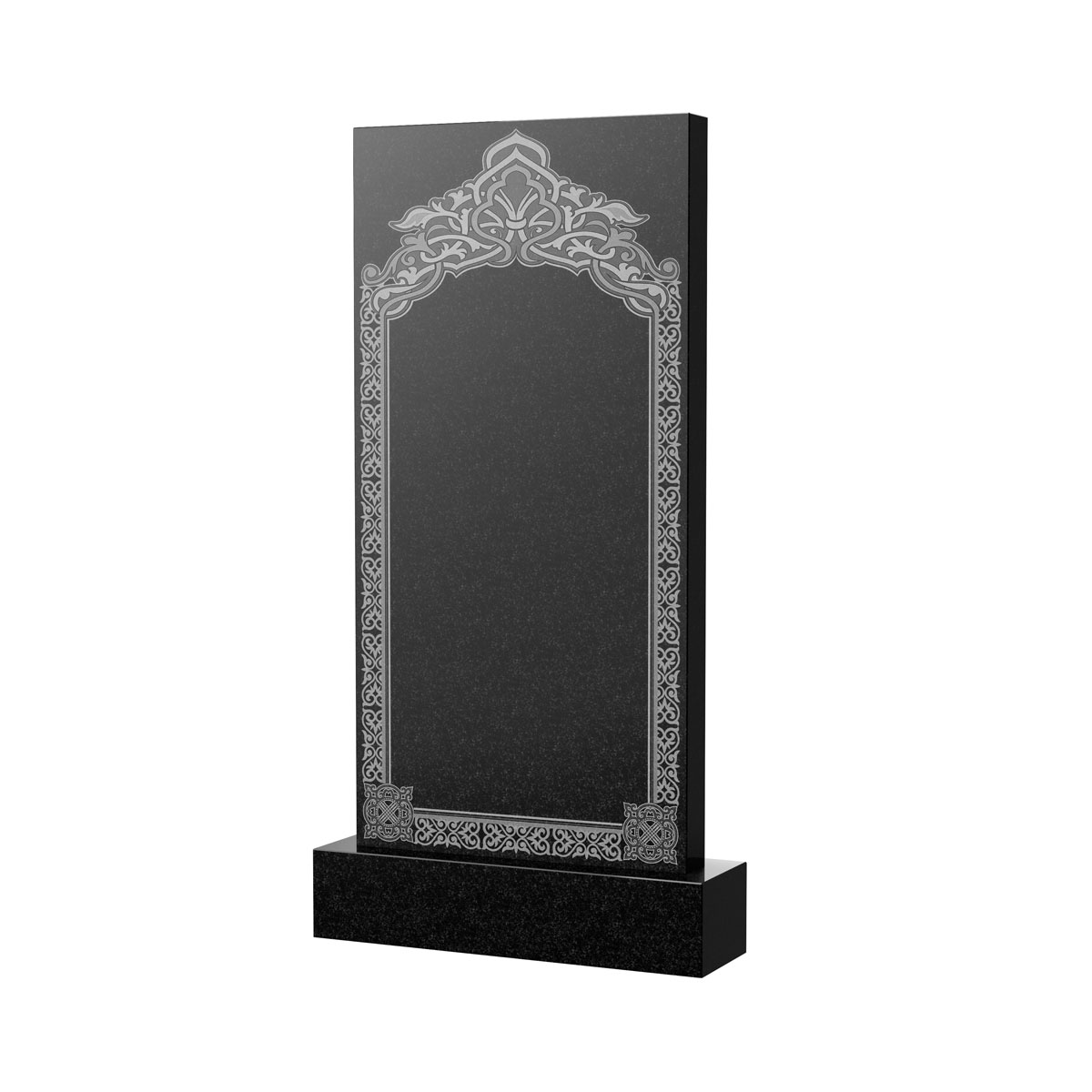 Художественное оформление памятника в Октябрьске | Художественное оформление на гранитную стелу, рисунок ВХО-044