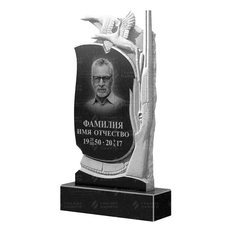 Памятники из гранита резные в Октябрьске | Гранитный памятник ФГ-122