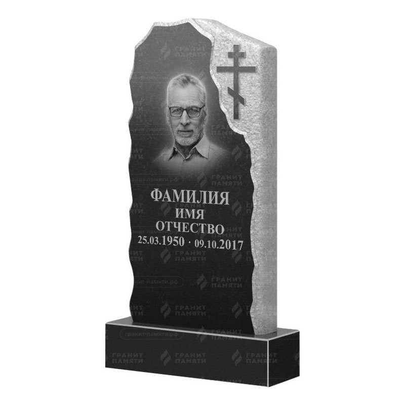 Памятники из гранита с обколом, скалы в Октябрьске | Гранитный памятник ФГ-231