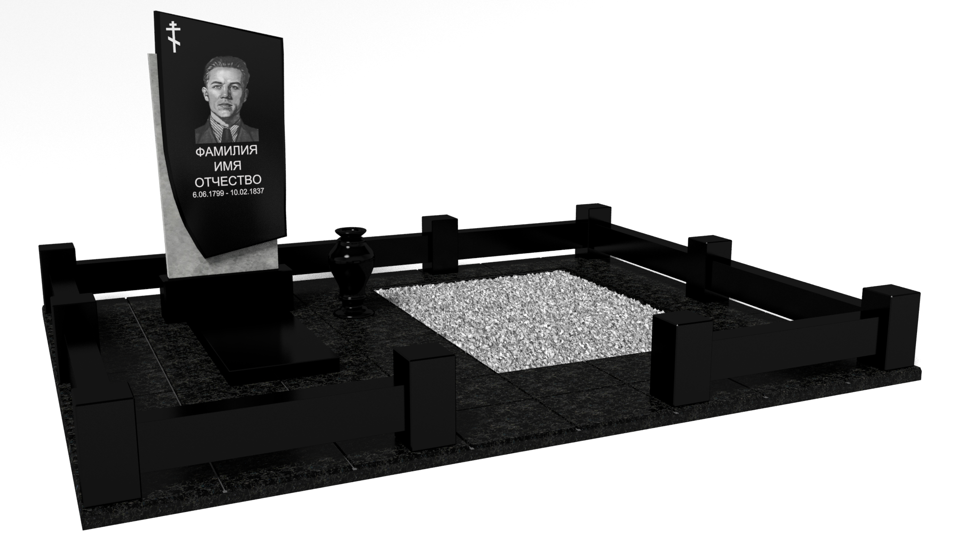 Двойные мемориальные комплексы в Октябрьске | Мемориальный комплекс №6