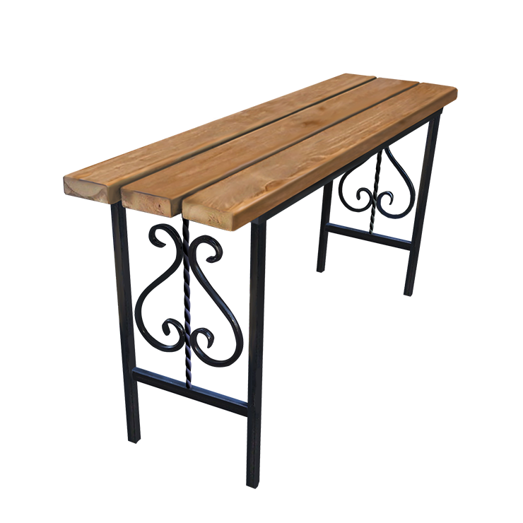 Кованые изделия в Октябрьске | Кованая скамейка СТ.003