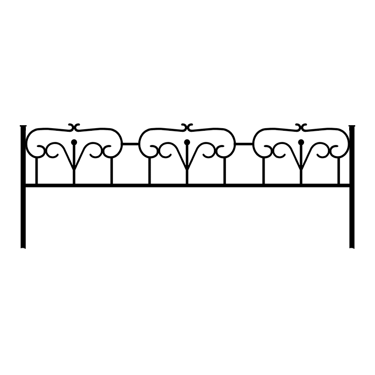 Металлические оградки, столы, скамейки в Октябрьске | Оградка №2