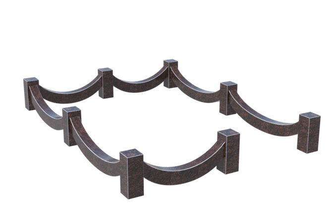 Цоколи на могилу в Октябрьске | Цоколь на могилу №0025