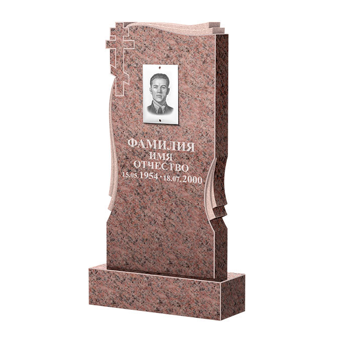 Гранитные памятники в Октябрьске | Памятник из гранита Розалия Pink ФГЦ-185