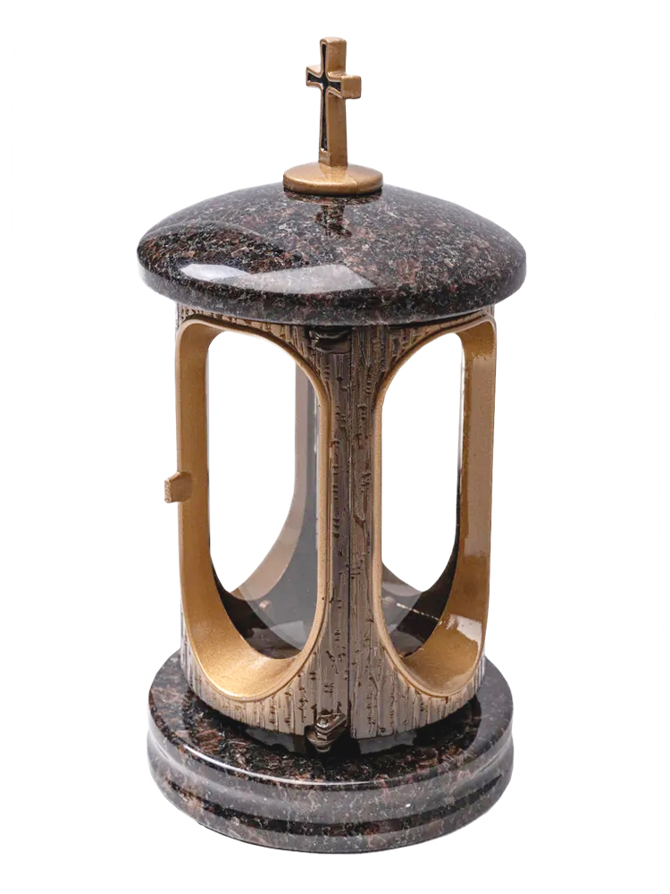 Лампадки из камня на могилу в Октябрьске | Лампадка из Дымовского гранита