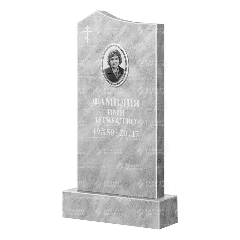 Бюджетные памятники в Октябрьске | Мраморный памятник ФМ-008