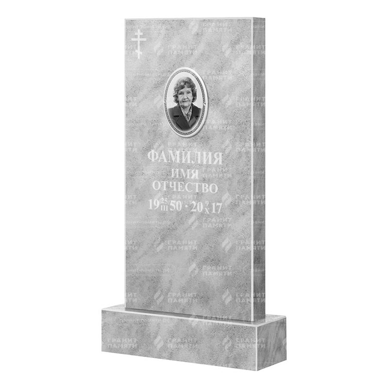 Памятники из мрамора в Октябрьске | Мраморный памятник, прямой