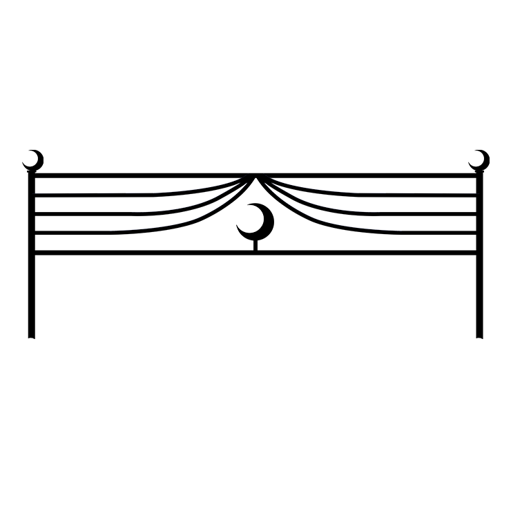 Металлические оградки, столы, скамейки в Октябрьске | Оградка №10