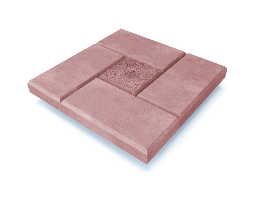 Плитка для облицовки памятников в Октябрьске | Тротуарная плитка красная