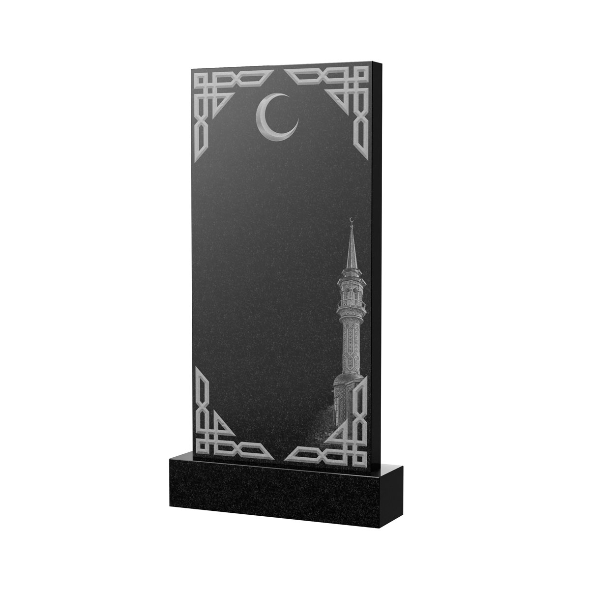 Художественное оформление памятника в Октябрьске | Художественное оформление на гранитную стелу, рисунок ВХО-040