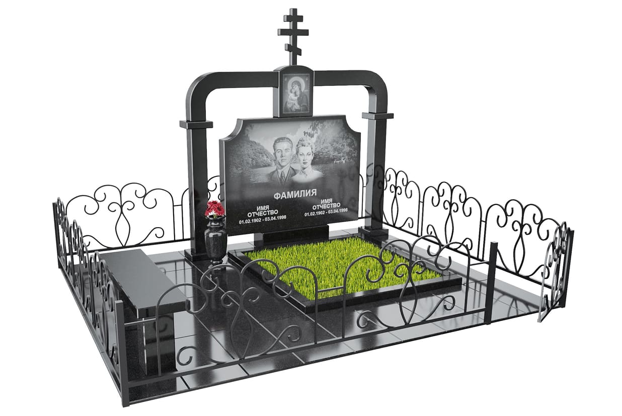 Двойные мемориальные комплексы в Октябрьске | Мемориальный комплекс №44