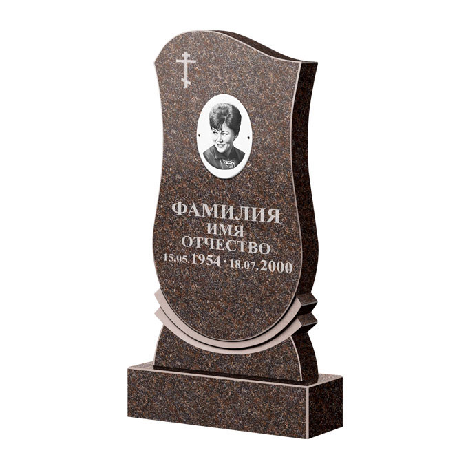 Гранитные памятники в Октябрьске | Памятник из гранита Карел Brown ФГЦ-056