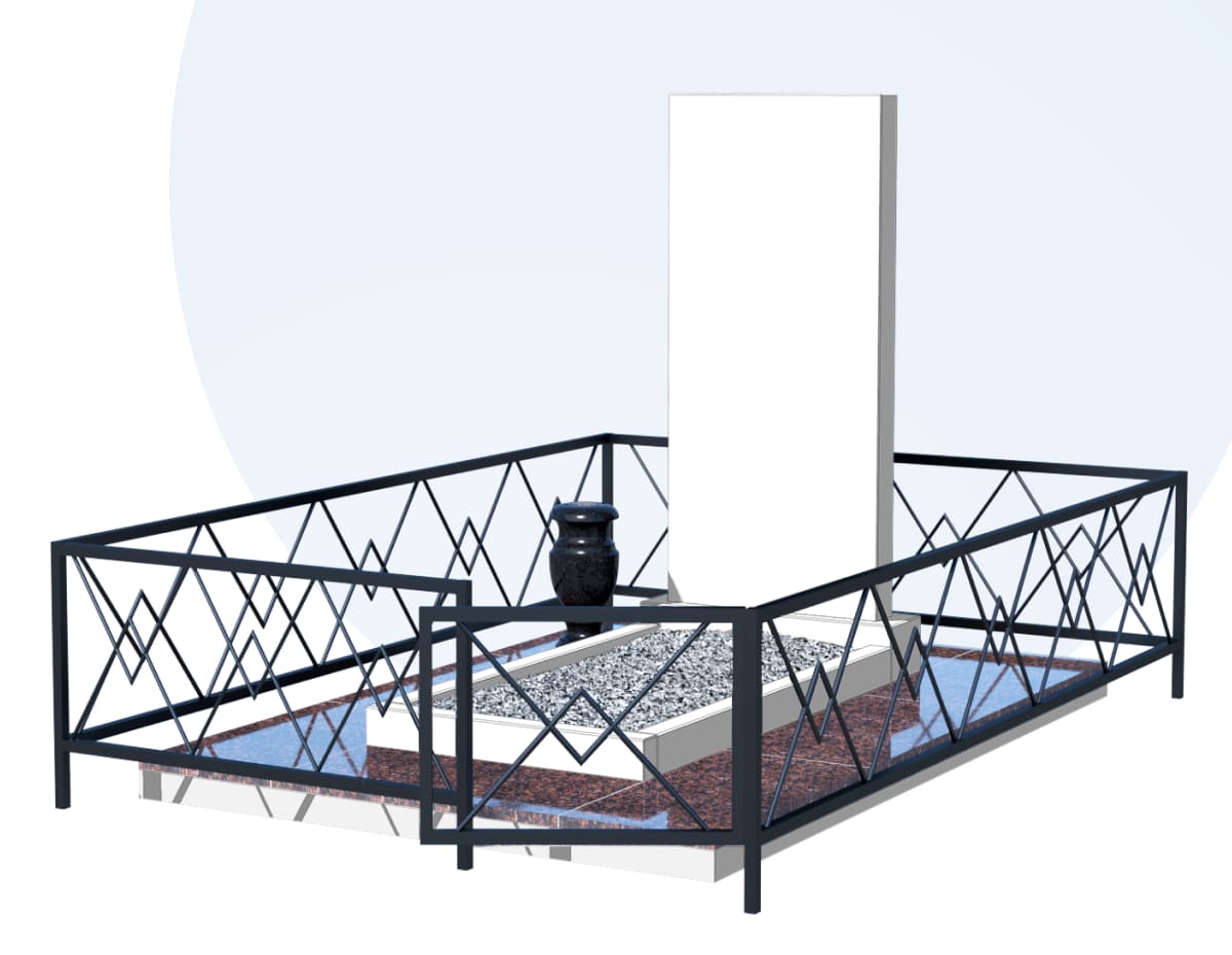 Благоустройство захоронения в Октябрьске