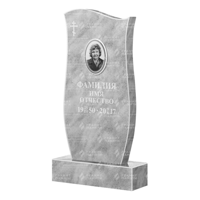 Бюджетные памятники в Октябрьске | Мраморный памятник ФМ-033