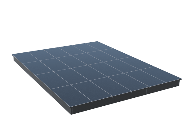 Площадки на могилу в Октябрьске | Площадка с вертикальной (10 см) облицовкой гранитом Габбро