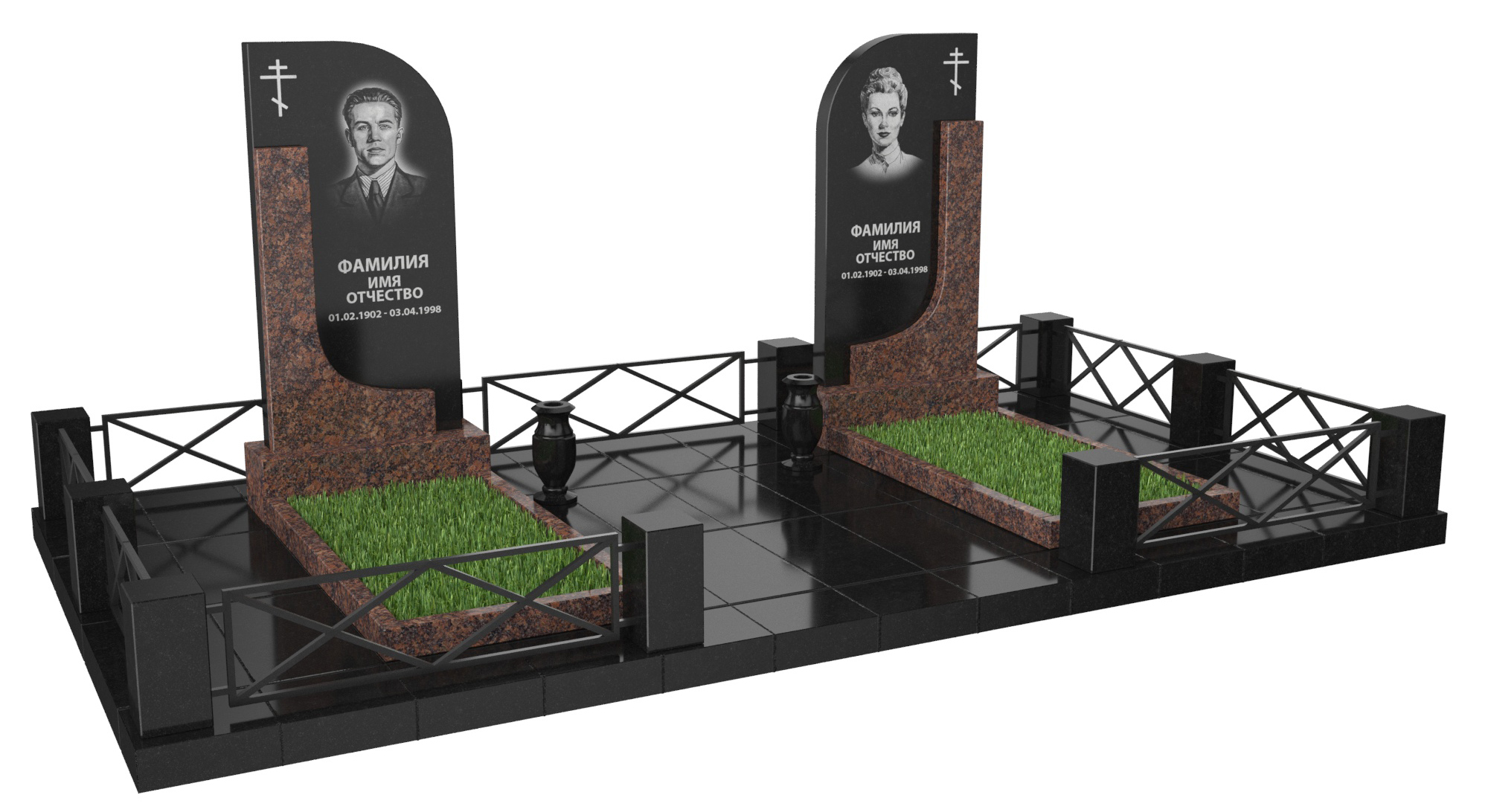 Двойные мемориальные комплексы в Октябрьске | Мемориальный комплекс №23