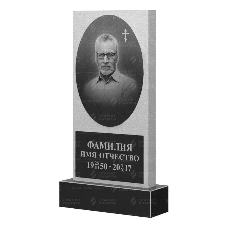 Памятники из гранита вертикальные в Октябрьске | Гранитный памятник ФГ-166