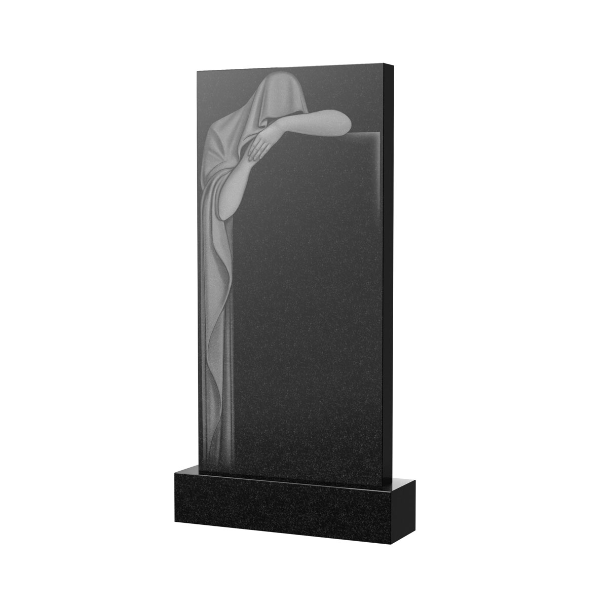 Художественное оформление памятника в Октябрьске | Художественное оформление на гранитную стелу, рисунок ВХО-036