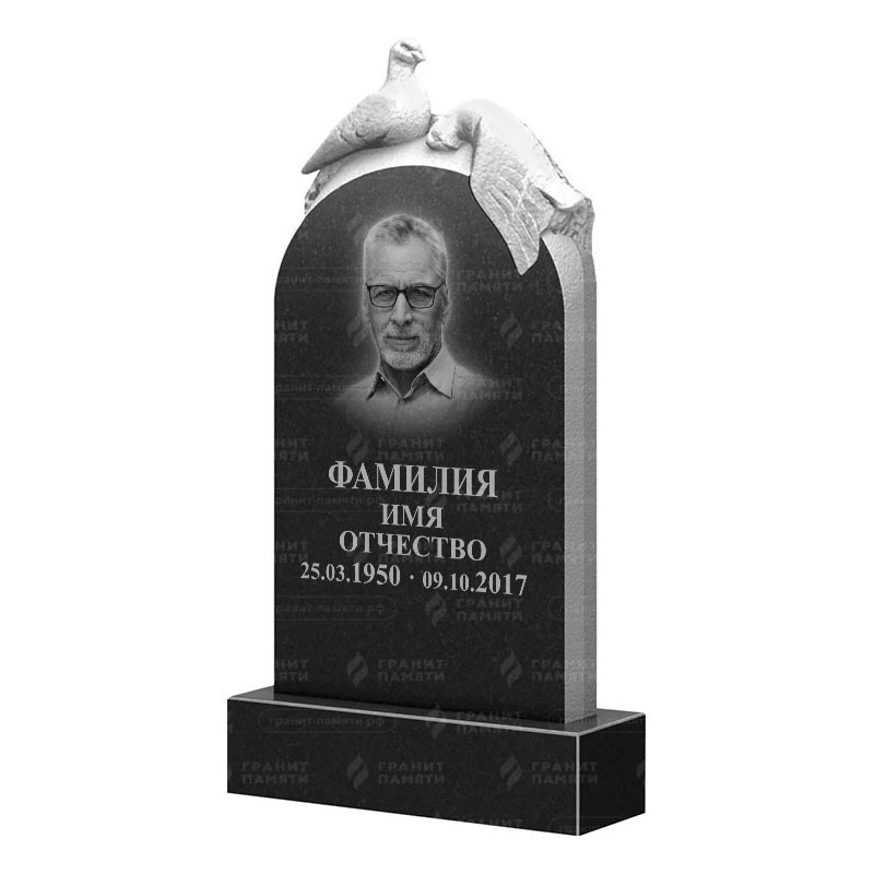 Памятники из гранита с птицами в Октябрьске | Гранитный памятник ФГ-109