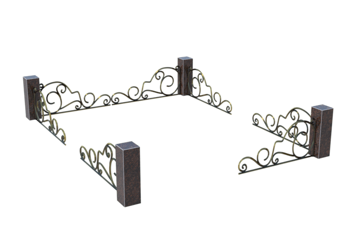 Цоколи на могилу в Октябрьске | Цоколь на могилу №0050