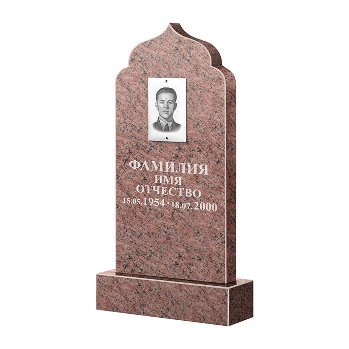 Гранитные памятники в Октябрьске | Памятник из гранита Розалия Pink ФГЦ-037