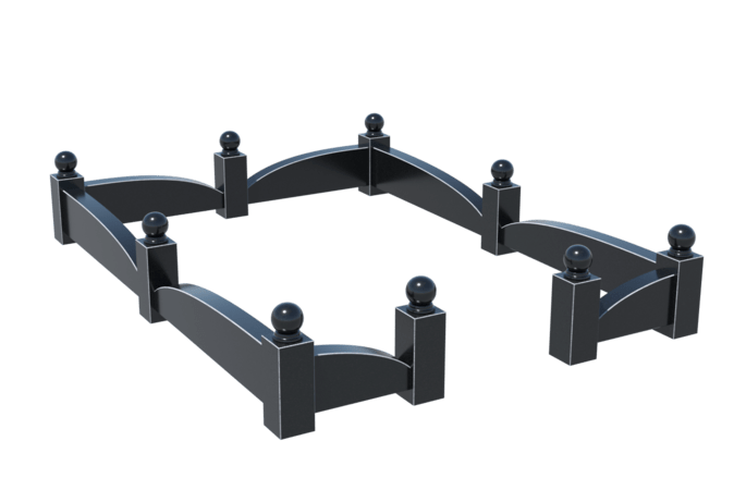 Цоколи на могилу в Октябрьске | Цоколь на могилу №0039