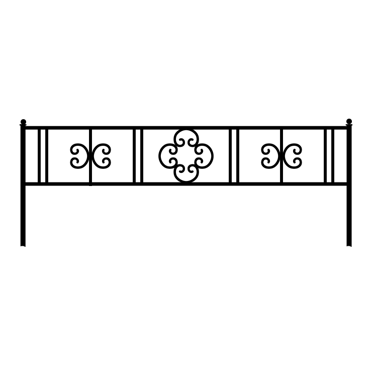 Кованые изделия в Октябрьске | Кованая оградка ОГ.006