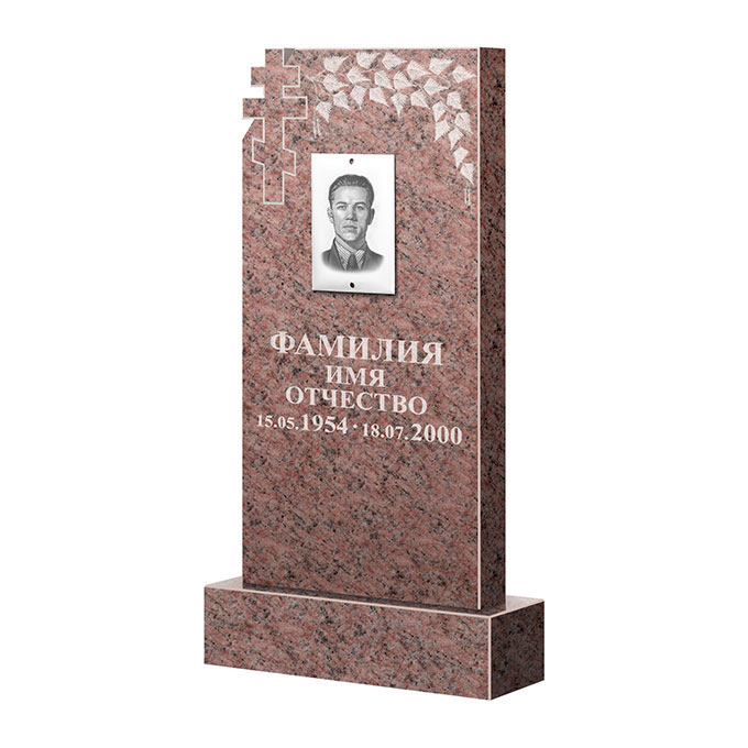 Гранитные памятники в Октябрьске | Памятник из гранита Розалия Pink ФГЦ-202
