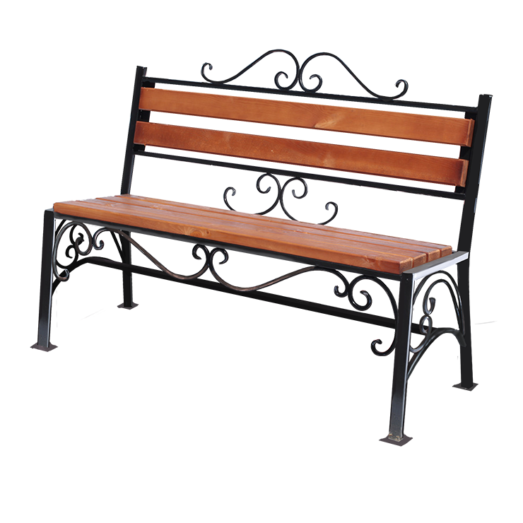 Кованые изделия в Октябрьске | Кованая скамейка СТ.006