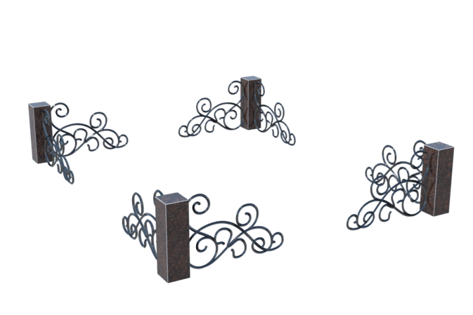 Цоколи на могилу в Октябрьске | Цоколь на могилу №0048