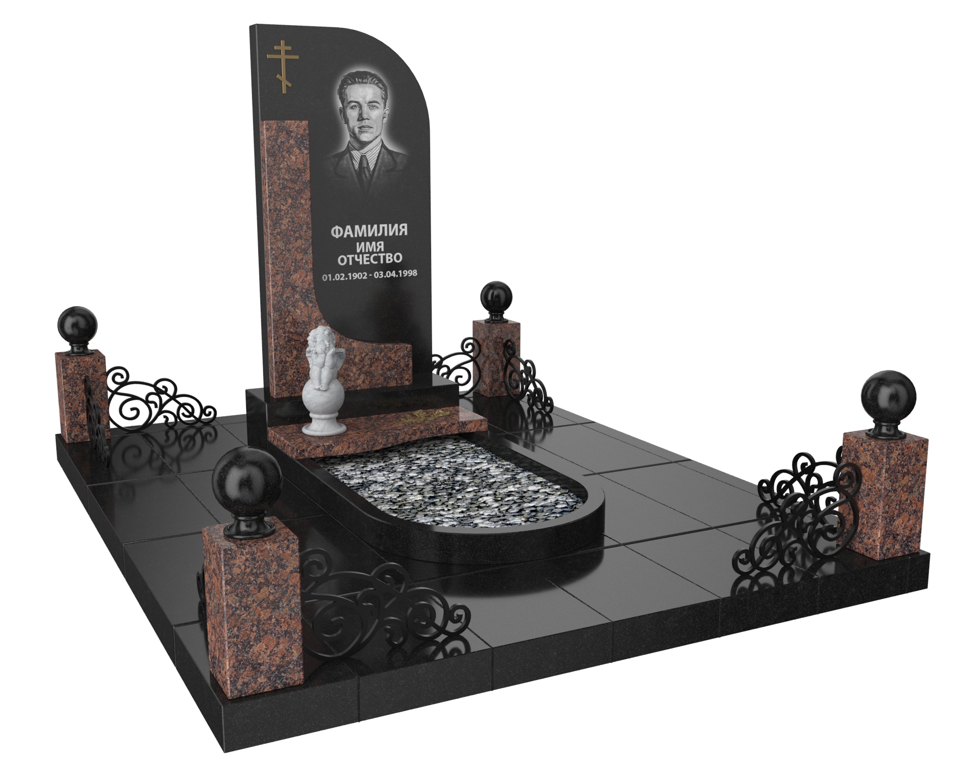 Одинарные мемориальные комплексы в Октябрьске | Мемориальный комплекс №24